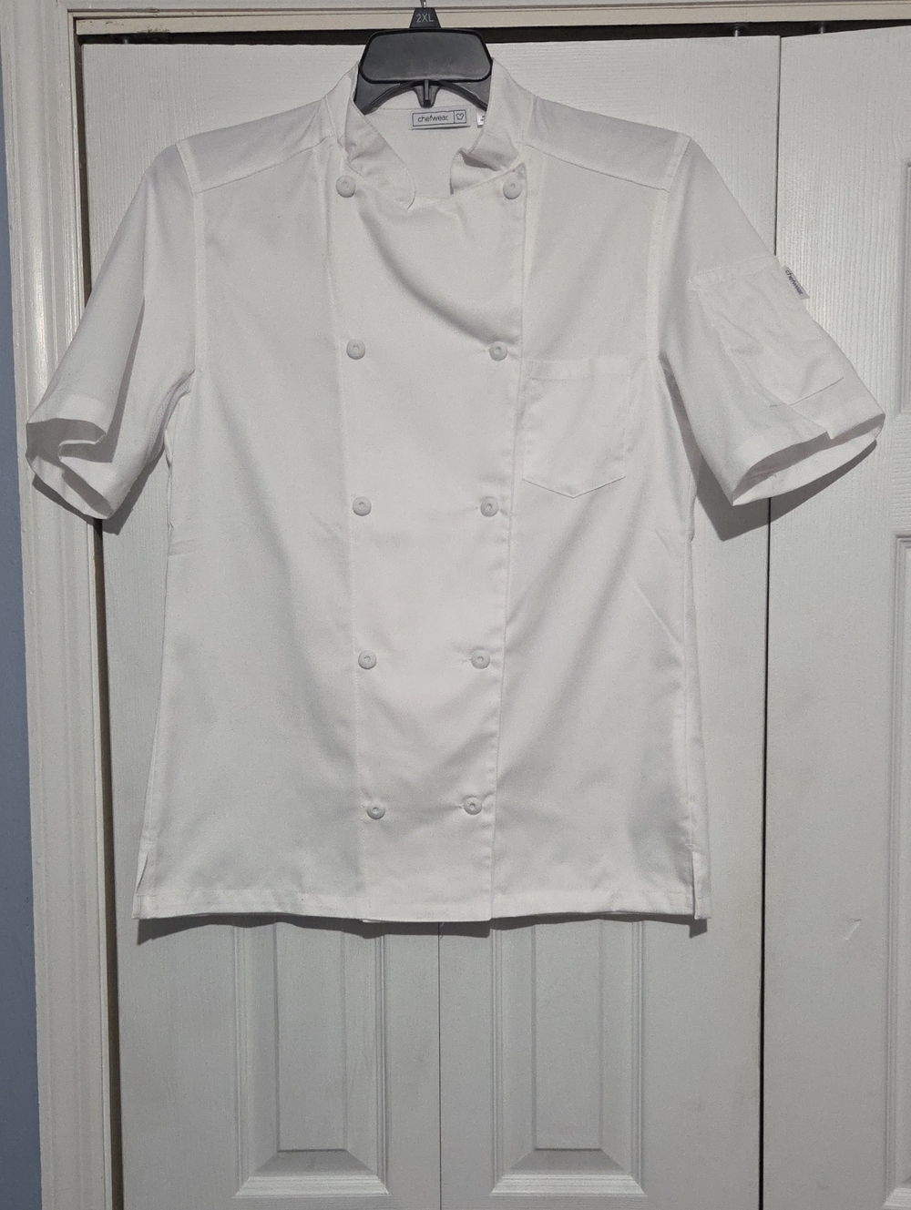 Set Of 4 Chefwear White Short-Sleeve Chef Jacket